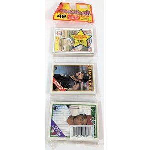 1988 Topps MLB Baseball Rack Pack Commemorative Card Junior Ortiz/Mike Scott